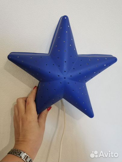 Ночник детский IKEA настенный звезда