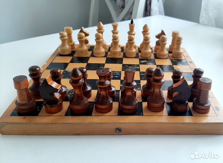 Шахматы деревянные СССР с доской