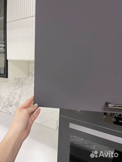 Кухня графит в потолок. Цена за всю кухню