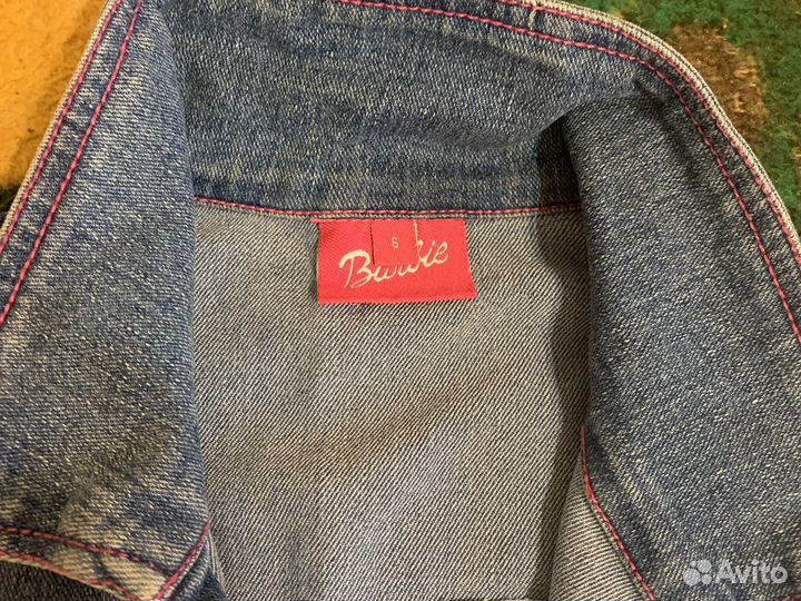 Джинсовый костюм для девочки