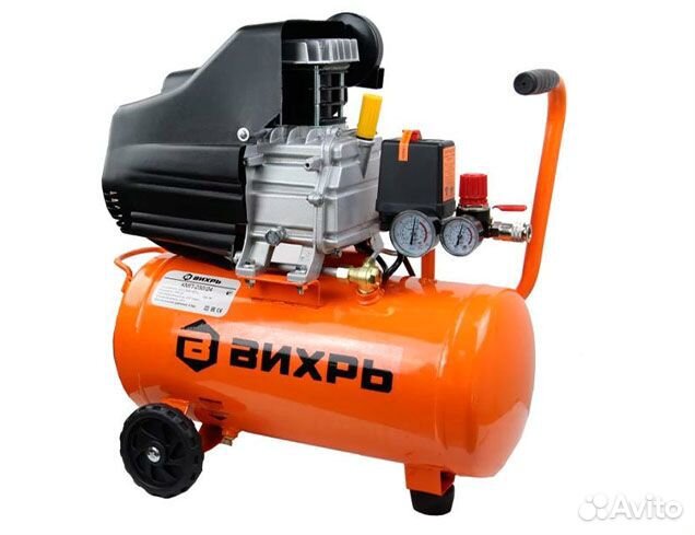 Компрессор воздушный вихрь кмп-230/24 (24л/1600Вт)