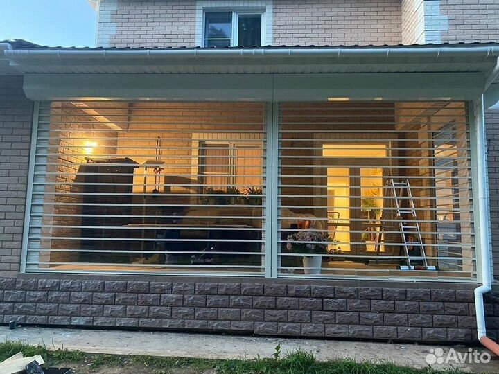 Прозрачные ролставни Алютех