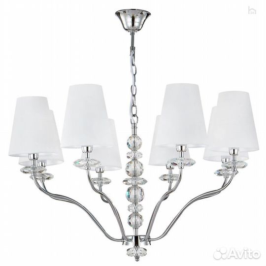 Подвесная люстра Crystal Lux armando SP8 chrome