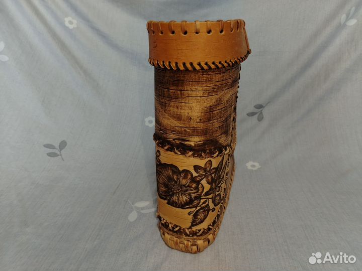 Туес из бересты овальный