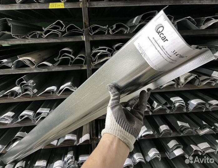 Порог левый Honda Civic 4D sedan 2005-2011 (1мм)