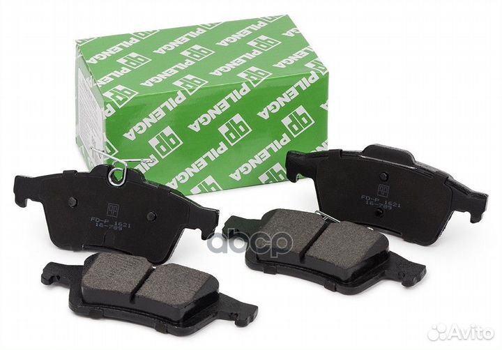 Колодки тормозные дисковые зад, прав, лев FO