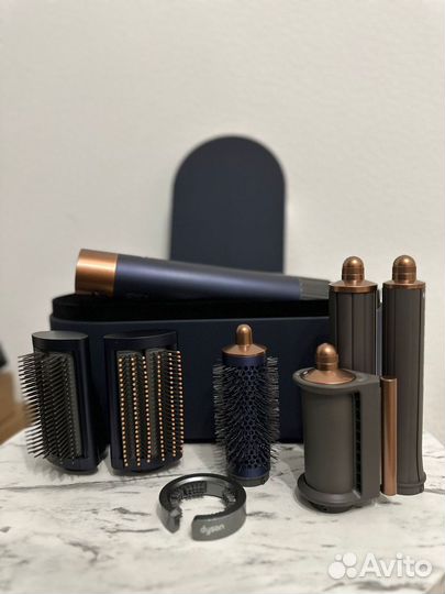Стайлер dyson hs05 long темно синий