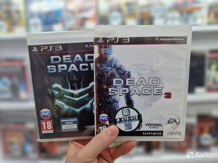 Dead Space 2, Dead Space 3 PS3 Игры на дисках