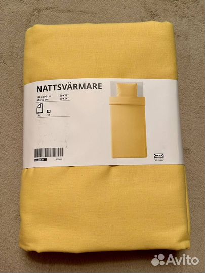 Постельное белье nattsvarmare IKEA 150x200/50x60