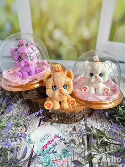 Мыло ручной работы Животные Звери Собачки Зайчики