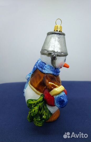 Елочная игрушка Komozja, Снеговик с морковкой