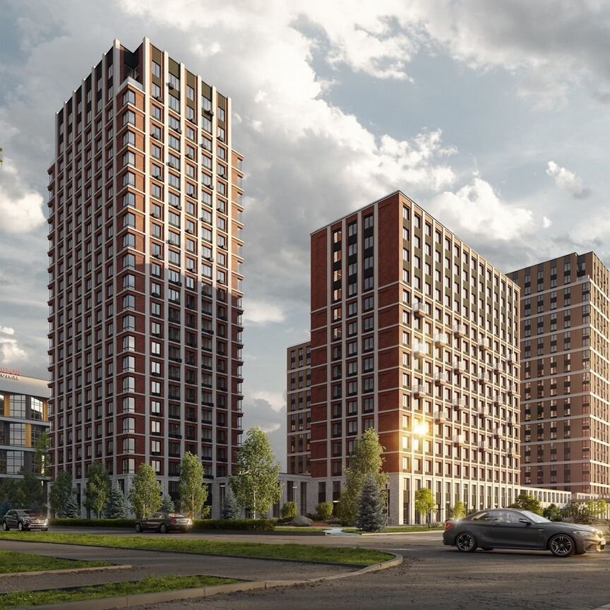 3-к. квартира, 96,7 м², 3/23 эт.