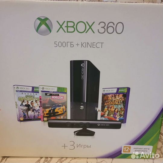 Xbox 360 500gb+kinekt