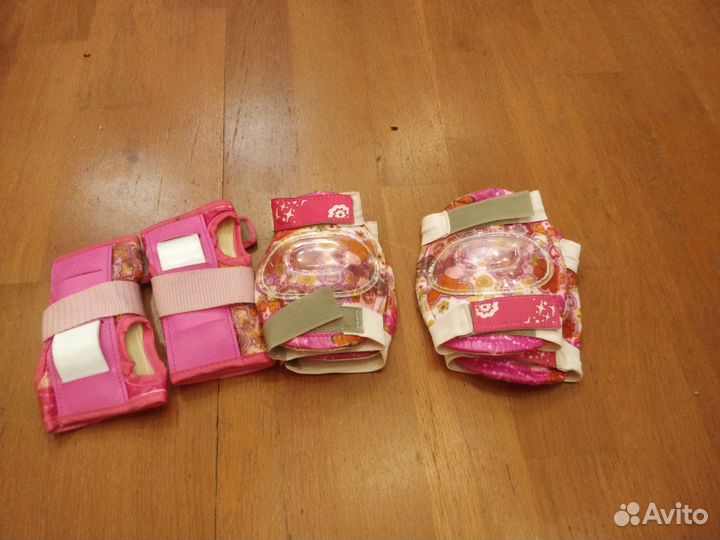 Роликовые коньки детские раздвижные 28-32 + защита