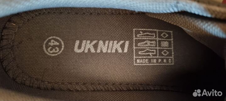 Новые кеды Ukniki 43 размера