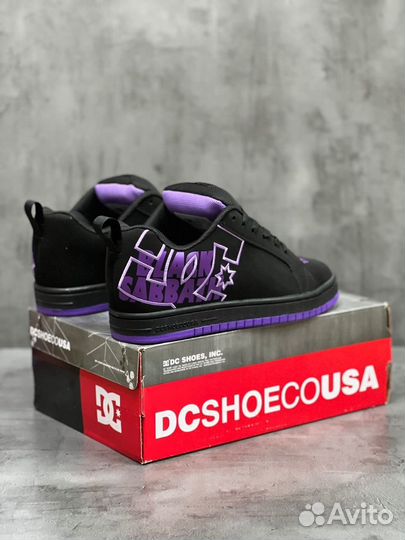 DC Shoes Court Graffik Purple x Black Sabbath