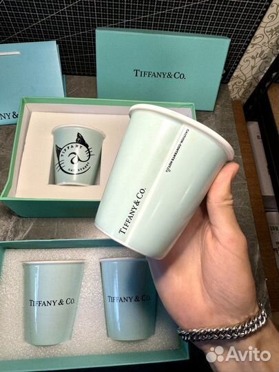 Набор фарфоровых стаканов Tiffany & Co