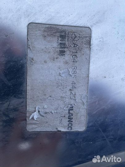 Накладка заднего бампера w164