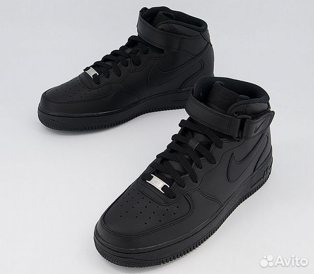 Кроссовки Nike air force 1 high black 41-45 eu