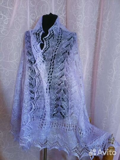 Палантин пуховый, шарф