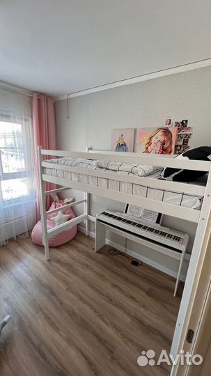 Кровать чердак детская крепче IKEA