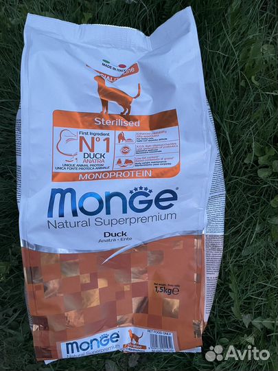 Корм для кошек monge