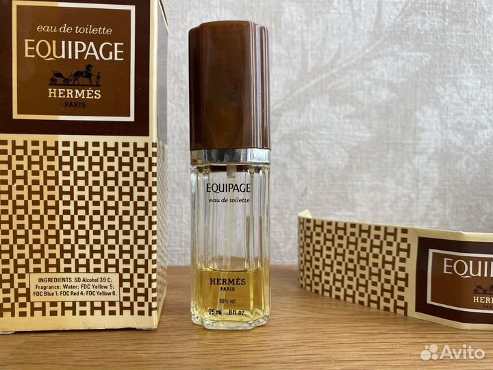 Мужская т/в Equipage Hermes 25мл Винтаж