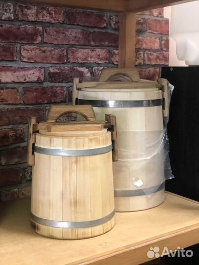 Кадки для солений дубовые, кедровые, липовые