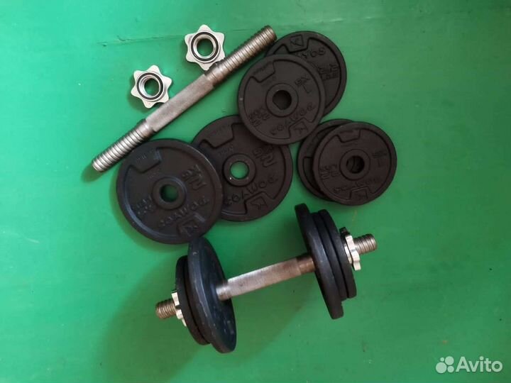 Гантели наборные 2 шт. по 10 кг