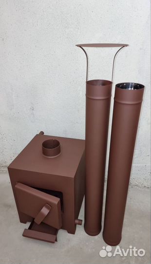 Печь для бассейна на дровах из нержавеющей стали