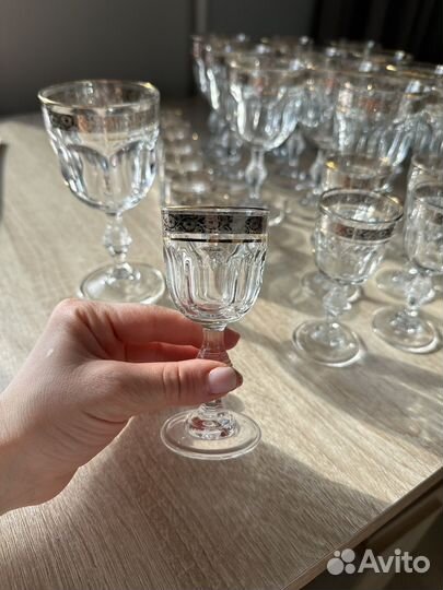 Бокалы фужеры рюмки богемия