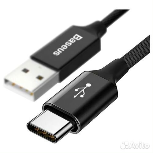 Кабель Baseus Type-C/USB, 5м