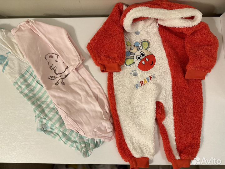 Вещи пакетом на девочку 68-74
