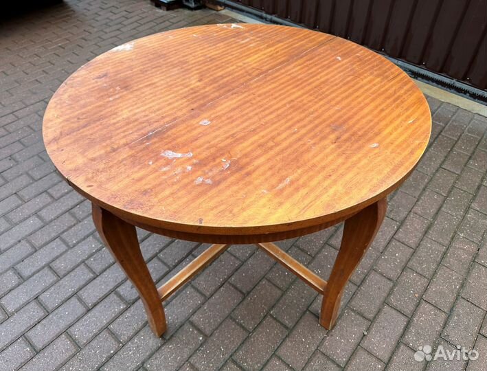 Стол круглый письменный обеденный раздвижной №2мм