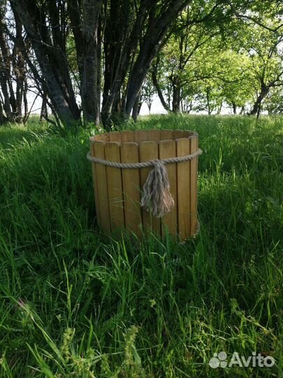Кашпо из дерева