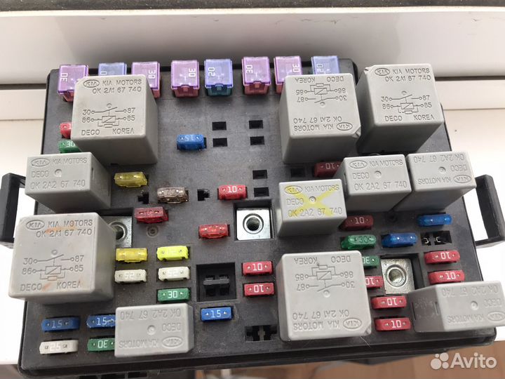 Блок предохранителей kia spectra