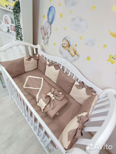 Комплект в кроватку с бортиками