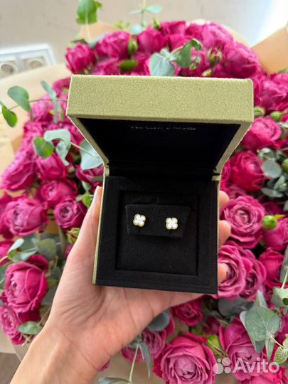 Пусеты золотые