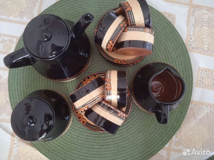 Сервиз кофейный керамический