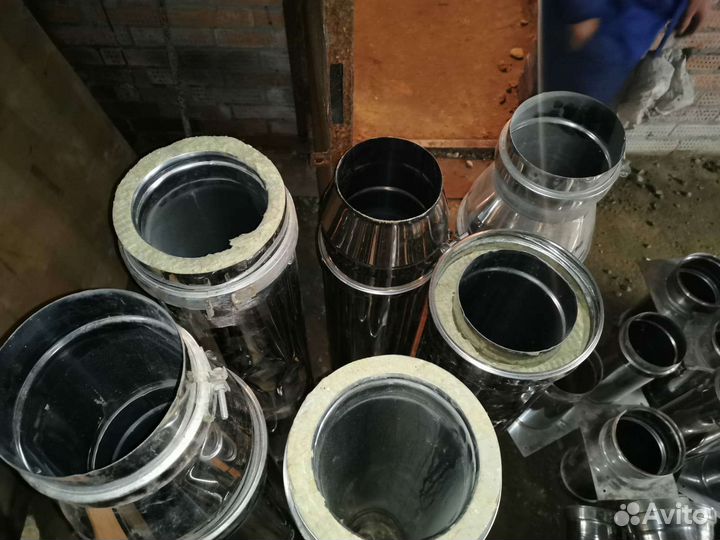 Трубы дымоходные нержавейка сендвич