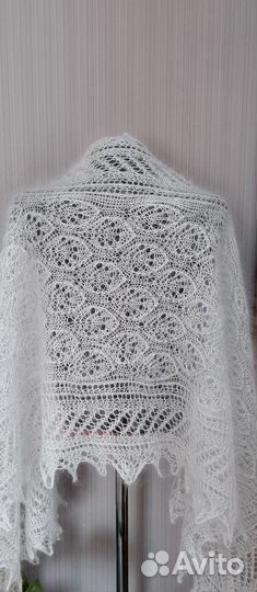 Пуховые шарфики