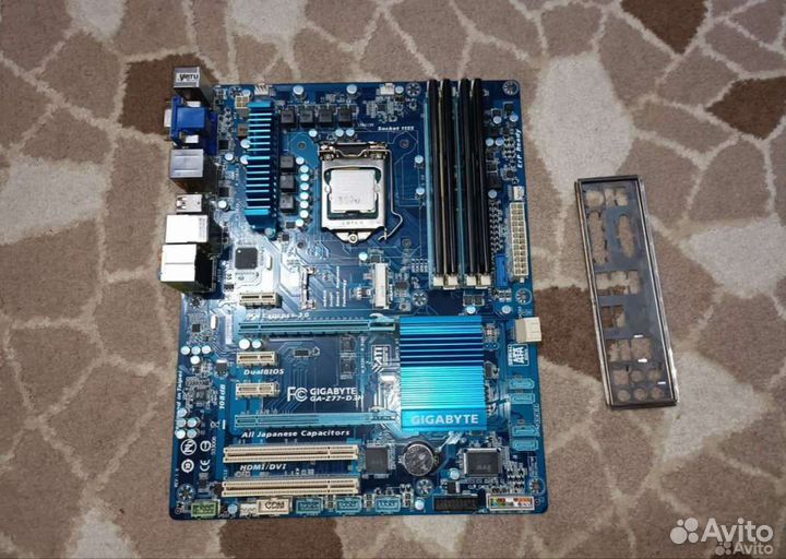 Z77 d3h+3570k+ 16гб озу