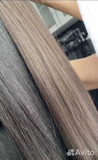 Наращивание волос модель