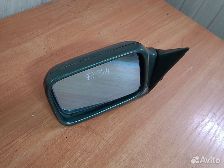 Зеркало левое bmw e34 дорест