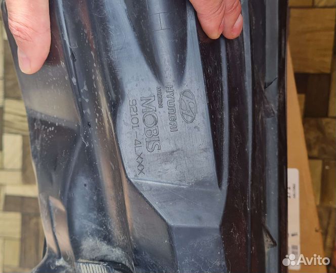 Фара на hyundai solaris 1 рестайлинг