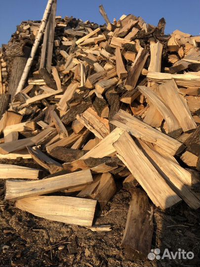Дрова колотые, сухие