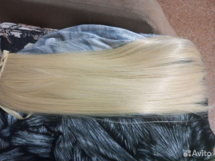 Хвост волосы на резинке накладной