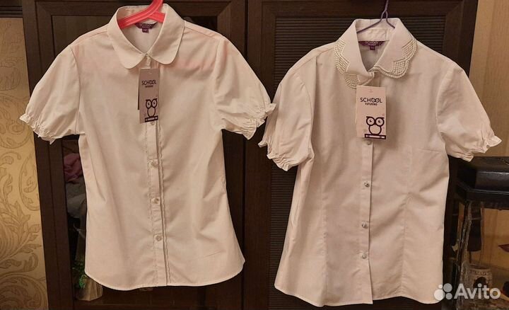 Новая школьная блузка 152 размер