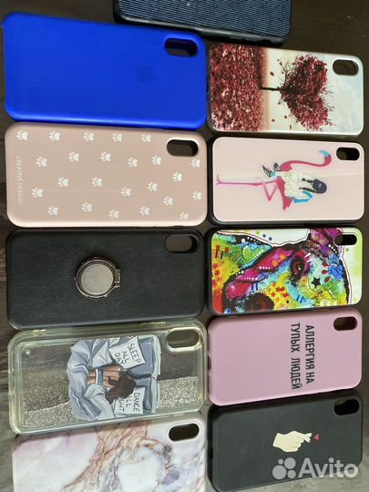 Чехлы для телефонов б/у (iPhone 10 и 7)