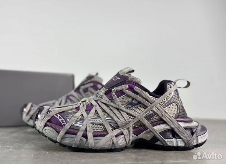 Balenciaga 3xl Extreme lace Purple Sneakers